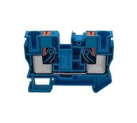 (10 pcs) PT10 Spring-loaded Direct-Insert Terminal Block, 10mm² ST Tool-Free Rail-Mounted Combination Copper Terminal Block PT-10
