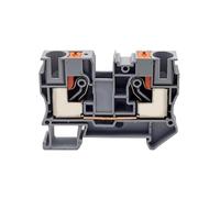 (10 pcs) PT10 Spring-loaded Direct-Insert Terminal Block, 10mm² ST Tool-Free Rail-Mounted Combination Copper Terminal Block PT-10