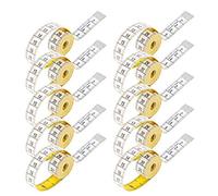 10 Pcs PU Soft Measuring Tape, 150 cm / 60 in Flexible Tape Ruler with Dual Scale, High - Contrast Markings and Metal End Caps for Body, Sewing, Crafting and Tailoring