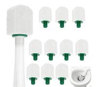 10 Pcs Pumice Stone for Toilet, Toilet Pumice Cleaning Stone with Short Handle, Nature Pumice Sticks for Clean Toilets, Pool, Bathroom (white)