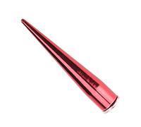 10 Pcs Punk Spikes Spikes for Clothing, Spike and Studs Silver Cone Spikes Punk Bullet Large Leather Rivets for Leather DIY Craft Projects Clothing Decor 7mm(red)