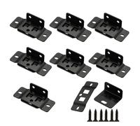10 PCS Quick Fitting Furniture Joint Bracket, Duty Corner Brace Joint Right Angle Bracket, Stainless Steel Furniture Corner Connectors with Screws for Drawers, Cabinets, Tables, and Chairs