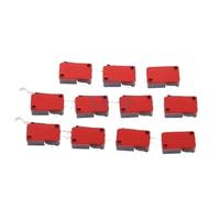10 Pcs R Hooked Lever Arm Limit Switch SPDT Normally Open/Close V-154-1C25