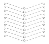 10 Pcs Recessed Lighting Spring Clips, 118mm Heavy Duty Metal Torsion Retaining Springs for Downlight Covers Ceiling Trims