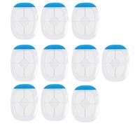 10 PCS Recyclable Water Cream Foot Bolsters Unscented Bubble Tape Flip Flops Prym Sole Formal Shoes Comfortable Heel Guard for Walking