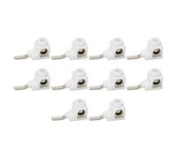 10 pcs Reliable Terminal Blocks for Busbar Circuit Breaker, Efficient Wiring Management, 63A Rated Capacity
