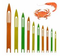 10 Pcs Repair Netting Needle Fishing Net Needle Netting Shuttles Mending Needle Weaving Fishing Net Accessories