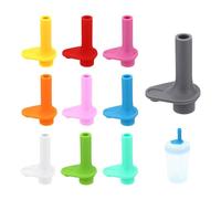 10 Pcs Replacement Bite Valves for Zak, Silicone Nozzle Replacement BPA Free Reusable Straw Cup Accessories Compatible with Zak Designs Kelso 15oz/16oz (10 Colors)
