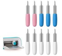 10 Pcs Replacement Blades for Cricut Joy,Compatible Cutting Knife for Cricut Joy Accessories Includes 5X 45° Fine Point + 2X 30° Shallow Cut Bladess + 3X 60° Deep Cut Blade for Vinyl Plotter Cutter