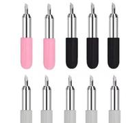 10 Pcs Replacement Blades for Cricut Joy, Cutting Blades, Includes 5X 45° Standard Fine Point, 3X 60° Deep Cut, 2X 30° Shallow Cut, Vinyl Plotter Blade for Cricut Joy Only, DIY Crafting Supplies