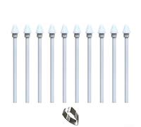 10 Pcs Replacement Felt Tips for Stylus Pen, Smooth Writing and Drawing Performance, for Samsung for galaxy Tab S11 S11 Ultra(White)