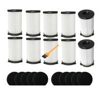 10 Pcs Replacement Filters HEPA For Ariete Handy Force 2761 2759 RBT, For MooSoo D600 D601, For Conga Thunderbrush 520 550 560