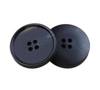 10 Pcs Resin Buttons Round Four-Hole for Coats and Sewing Projects, 15-27mm, Color 1, 22mm