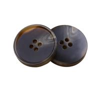 10 Pcs Resin Buttons Round Four-Hole for Coats and Sewing Projects, 15-27mm, Color 4, 17mm