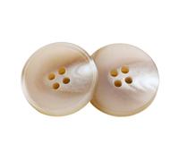 10 Pcs Resin Buttons Round Four-Hole for Coats and Sewing Projects, 15-27mm, Color 5, 27mm