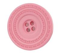10 Pcs Resin Buttons with Four Holes, Round Wide Edge Decorative Buttons 15-30mm, Color 1, 25mm