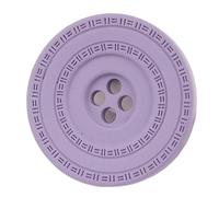 10 Pcs Resin Buttons with Four Holes, Round Wide Edge Decorative Buttons 15-30mm, Color 3, 25mm