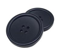 10 Pcs Resin Four-Hole Round Buttons for Sewing Projects, Color 4, 27mm