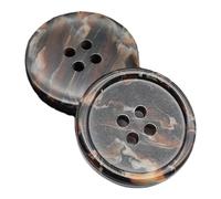 10 Pcs Resin Round Buttons for Suits, Shirts, and DIY Clothing Accessories, 15-30mm, Color 1, 30mm