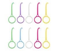 10 Pcs Retainer Aligner Removal Tool, Teeth Retainers Remover, Invisible Aligner Braces Removal Hooks for Tooth Cleaning Oral Care (6 Colors)
