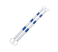 10 Pcs Retractable Traffic Cone Bar Length From Expandable Safety Cone Bars Lightweight Traffic Barricade For Parking Lots Road Construction(White and blue,2Pcs)