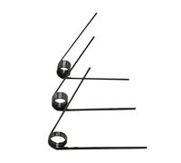 10 Pcs Right-handed 65 Mn Spring Steel Torsion Spring, 1.2 mm x 8.5 mm V-shaped Spring 3 - 9 Turns, 60 Degrees