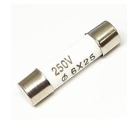 10 Pcs RO57 fuse 6A R057 ceramic fuse tube 250V 6A 8A 10A 13A 6X25mm(6A10 pieces)