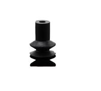 10 PCS Robot Arm Vacuum Suction Cup Industrial B5/B8/B10/B15 Silicone Rubber Suction Cup Nozzle Pneumatic(Black,B8)