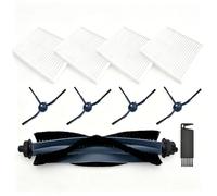 10 Pcs Robot Vacuum Accessories Kit for Eufy for G50, for L60 for Hybrid SES, Main Brush, Side Brushes, HEPA Filters, Cleaning Brush, Replacement Parts Set for Home Cleaning