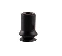 10 pcs Robot Vacuum Suction Cup Red Corrugated B5, B8, B10, B15 Industrial Pneumatic Parts(Black,B5)