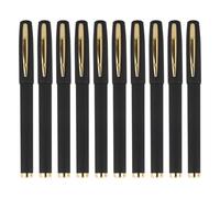 10 PCS Rollerball Pens Black Ink Fine 0.5mm Ballpoint Tip Smooth Writing Biro Fade Water Resistant Gel Pen Quick Drying Roller Ball Pens for Handwriting School Office Business Student Teacher Doctor