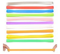 10 Pcs Rubber Bands Heavy Duty Large Elastic Bands Thick Elastic Bands Colorful, Strong and Elastic Large Rubber Bands Silicone Strapping Tape Is Suitable for Offices, Homes, Schools, Banks