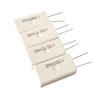 10 PCS RX27-20W SQM Vertical Cement Resistor resistance 0.33R 0.5R 1R 2.2R 3R 4.7R 5R 6.8R 8R 10R 12R 15R 20R 22R 30R 33R 39R 4(6R)