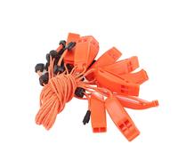 10 Pcs Safety Whistle Emergency Whistle With Rope