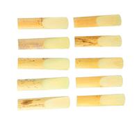 10 Pcs Saxophone Reed Professional Alto Saxophone Reed, Professional Alto Saxophone Reed Sax Reeds Traditional Reed Accessory for Saxophone Strength (Size 3)