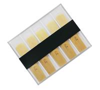 10 Pcs Saxophone Reeds With Whistle Transparent Box Reed Saxophone Instrument Accessories Saxophone Repair Parts (Color : High)