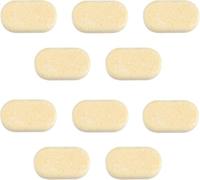 10 Pcs Scent Foaming Hand Soap Refill Tablets, Eco-friendly Effervescent Liquid Soap Tabs for Kitchen Bathroom Plastic Free Wash Pods Sustainable Hand Foam Wash Refill Tablets (LEMON Scent)