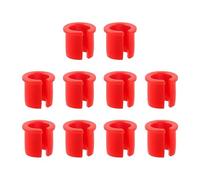 10 Pcs Schrader to Presta Rim Adapter, Convert Valve Stem Grommet, Wheels Manufacturing Presta Valve Saver for Road Bike MTB Bicycle Wheel Rim Conversion (Red)