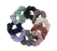 10 Pcs Scrunchies - Ponytail Holders & Soft Elastic Hair Ties - Cute Hair Accessories for Girls, No Damage