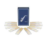 10 Pcs/Set Blue Box 2.5 Soprano/Alto/Tenor B Flat Saxophone Reeds Reed Woodwind Accessories (Color : Soprano)