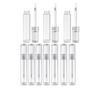 10 Pcs/Set Empty Lip Gloss Tubes 5ml Lip Gloss Containers Clear Lipstick Tubes Refillable Lipgloss Making Supplies
