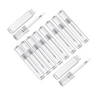 10 Pcs/Set Empty Lip Gloss Tubes 5ml Lip Gloss Containers Clear Lipstick Tubes Refillable Lipgloss Making Supplies