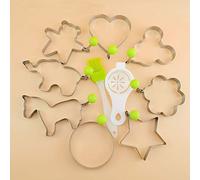 10 pcs Set Fried Egg Cooking Rings Non Stick Pancake Mould Cookies Maker Stainless Muffin Mold Kitchen Gadget Tool