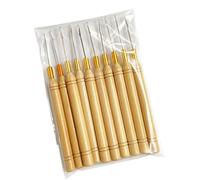 10 Pcs/Set Metal Hair Extension Tool Looped Needle Pulling Hook And Threader Wire Beads Device For Hair