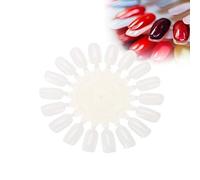 10 pcs/set Nail Display Stand False Tips Nail Polish Gel Palette Nail Art Practice Card, suitable for various display shaped nail decoration