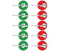 10 Pcs/Set Thumb Up Thumbs Down Tuning Paddles for Classroom Teacher Auction Signs Yes Or Not Paddles True False Paddle