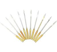 10 Pcs Sewing Machine Needles, Big Eye Sewing Machine Home Sewing Machine Needles Craft Sewing Notions Supplies (Size 16)
