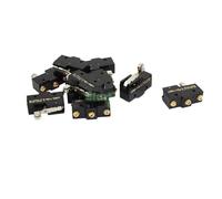 10 Pcs Short Hinge Roller Lever 1NO 1NC 1Com Micro Switch AC 380V 220V LXW5-11G2