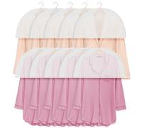 10 Pcs Shoulder Covers Breathable Suit Shoulder Covers Clear Garment Dust Protectors 23.2 X 11.6 X 1.9 Inches Clothes Cover for Hanging T Shirt Jacket Wedding Dress Gown