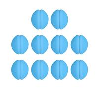 10 Pcs Shower Curtains Weights Tablecloth Clips Silicone Covered Rustproof Curtain Liner Weights Shower Curtain Clips
